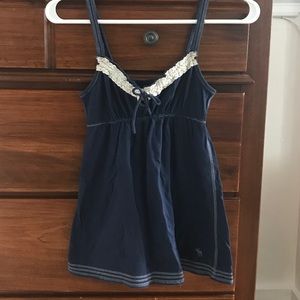 Small navy blue Abercrombie & Fitch tank top